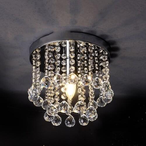 Modern crystal creative Ceiling Light Plafonnier E14 LED 220V ceiling Lamp for Living room restaurant hallway balcony entrance