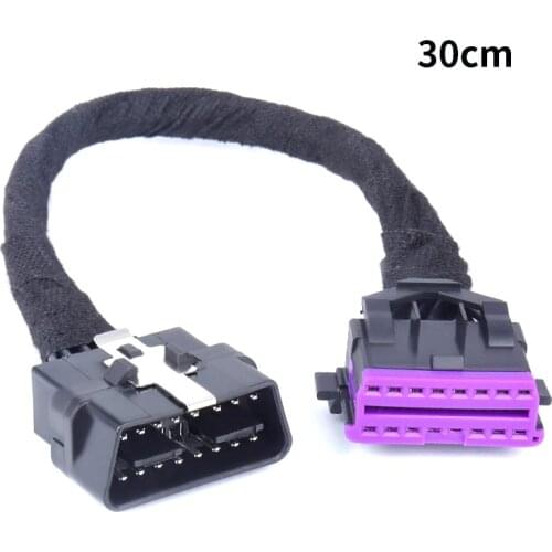 Universal full line OBD plug 16pin for car diagnostic OBDII tester Interface OBD 2 Assembly Socket Plug Adapter