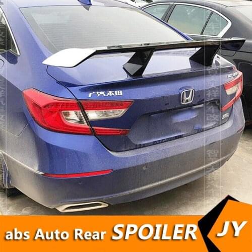 For Honda Accord Sedan Universal TF Spoiler 2006-2018 Accord Spoiler ABS plastic Material Car Rear Wing Color Rear Spoiler