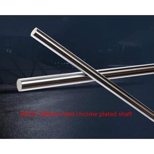 3D printer rod shaft WCS 4mm linear shaft length 200mm chrome plated linear guide rail round rod shaft 1pcs