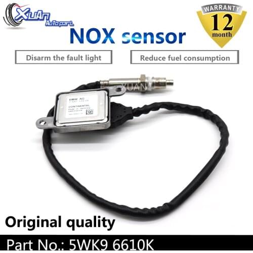 XUAN Nitrogen NOX Sensor Lambda Oxide O2 Sensor 5WK9 6610L For BMW E93 E90 E82 E88 E87 E91 E60 F10 N53 325i 330i 525i 530i 630i
