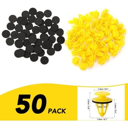 50Pcs Auto Door trim panels Fastener clips Car Accessories For Lada Niva Kalina Granta Priora Largus Samara Priova Vesta 2110