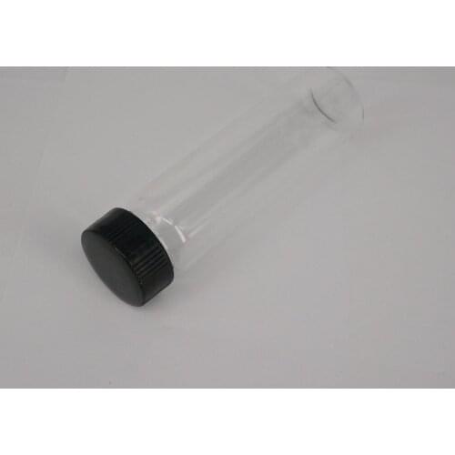 10pcs 40ml Clear Glass Seal Bottle Reagent Bottle Sample Vials Plastic Lid Screw Cap Screw On Cover