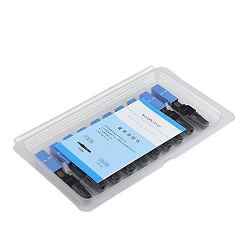 10pcs/lot FTTH Optical Fiber Cable Quick Fast Connector Adapter Single mode for CATV Network