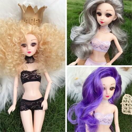 30CM Fashion Doll Toys for Girls 6 Points Can Change Makeup And Dress Up Articulated Doll Beautiful Princess Baby Girl Dolls