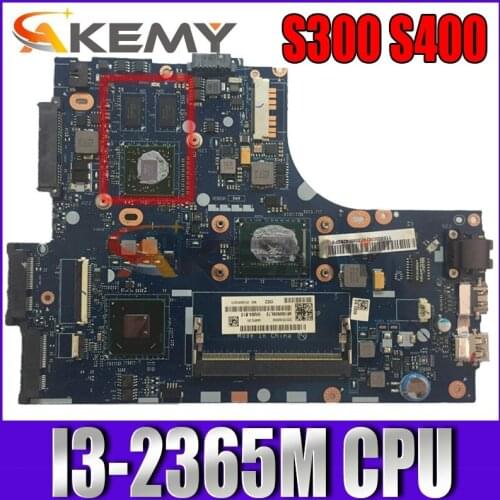Akemy VIUS3 VIUS4 LA-8952P REV 1.0 For lenovo ideapad S300 S400 Laptop motherboard AIT graphics I3-2365M