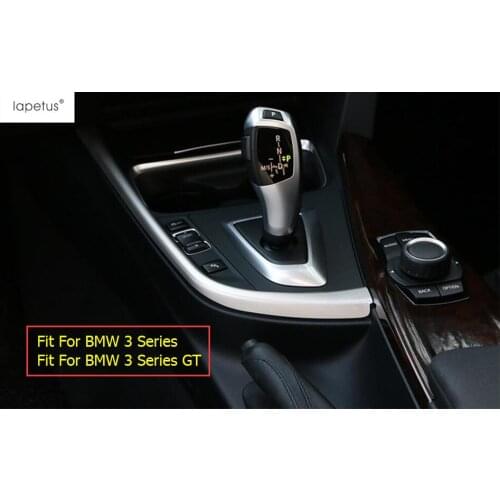 Accessories For BMW 3 Series / GT F30 316i 320i 328i 2013 - 2017 Gear Shift Transmission Shift Gear Lid Molding Cover Kit Trim
