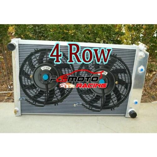Aluminum Radiator + FANS For 70-81 Chevy Camaro/75-79 Nova/68-73 Chevelle/68-77 El Camino 70-87 Chevrolet/BUICK REGAL