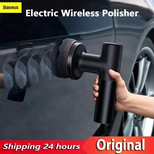 Xiaomi Youpin Baseus Car Wireless Polisher Electric Polishing Machine Portable Adjustable Speed Auto Waxing Tool 3800 rpm Waxer
