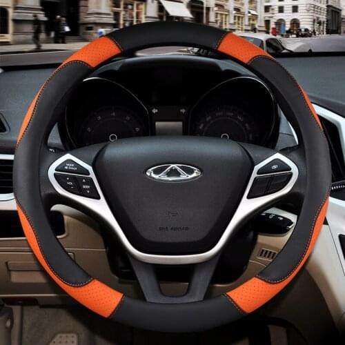 Car Steering Auto Wheel Cover 38CM Car Steering Wheel Cover Fit For Most Cars Styling car accessories interior decoration c5