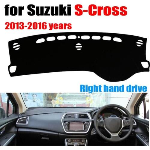 Car dashboard covers for Suzuki S-Cross 2013-2016 years Right hand drive dashmat pad dash cover auto dashboard accessories