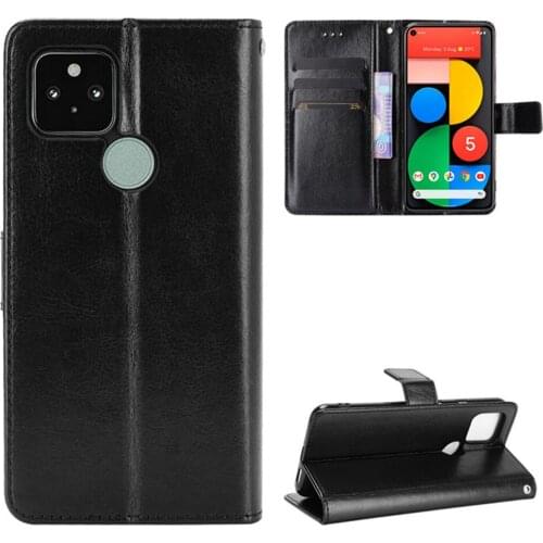 For Google Pixel 5 Case Luxury Flip PU Leather Wallet Lanyard Stand ShockProof Case For Google Pixel 5 Pixel5 Phone Case