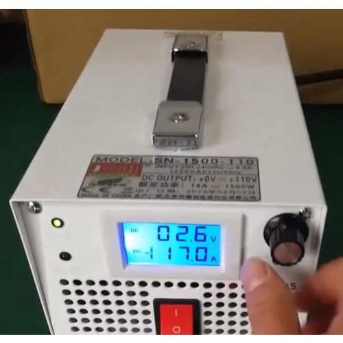 1500W switching power supply 12V 24V 27V 36V 48V 60V 70V 80V 90V 100V 110V 150V adjustable voltage AC-DC switching power supply