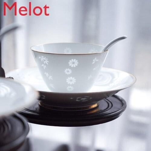 Linglong Ceramic Ware Jingdezhen Set Bowl and Dish Household Combination Bowl and Plate Phnom Penh High End Luxury Tableware