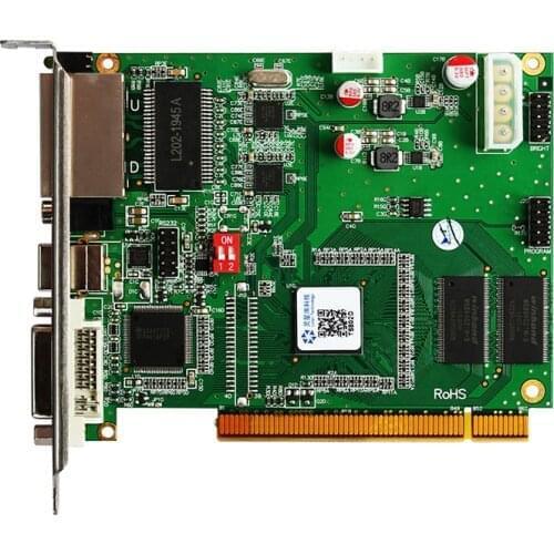 Linsn Full Color Synchronous LED Sending Card TS802D Work With RV908M32 led video controller