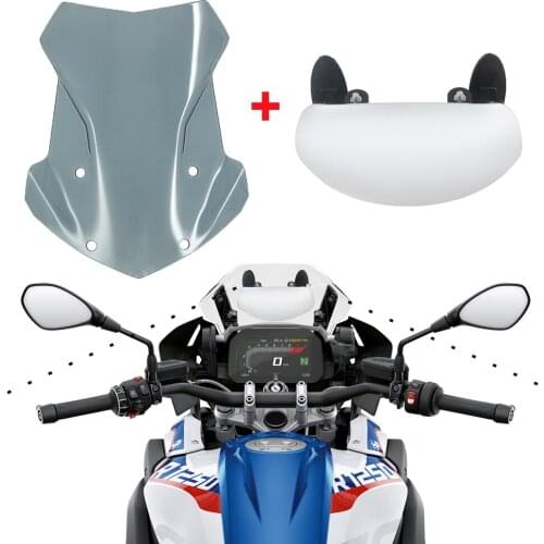 Windscreen For BMW R1200GS R1250GS Adventure 2013-2021 R 1200 1250 GS Windshield Deflector Protector Wide Lens Rearview Mirrors