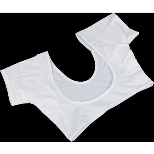 Size M/L Reusable Washable Underarm Armpit Sweat Pads Perfume Absorbing Sweat T-shirt Shape Sweat Pads
