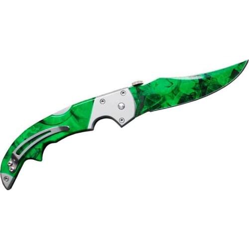 17cm X 10cm for CSGO Skin Green Knife Personality Creative VAN Car Stickers DIY Custom Printing Bumper Decal Car Accessories