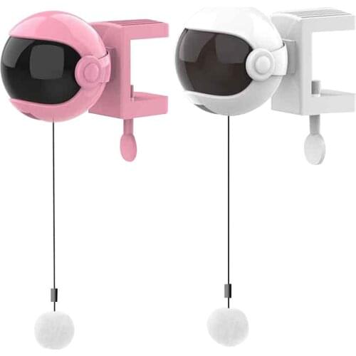 New Electric Cat Toy Funny Cat Teaser Ball Toy Automatic Lifting Spring Rod Yo-Yo Lifting Ball Interactive Puzzle Smart Pet Toys