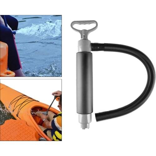 Bilge Pump Kayak Floating Capsizing Swamping Water Pump Canoe w/ 60cm Hose