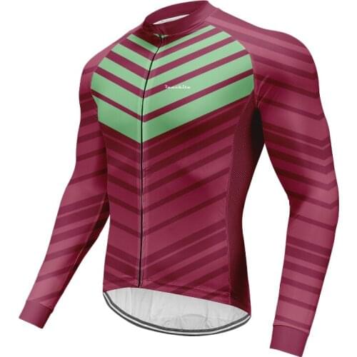 Runchita Long Sleeve Cycling Jerseys MTB Cycling Bicycle Riding Bike Clothing Maillot Ropa Ciclismo Spring Breathable Shirts