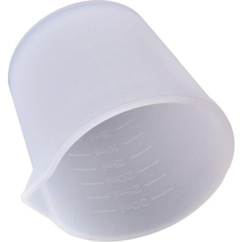 652F 30ML Silicone Measuring Cup Handmade DIY Jewelry Making Tools Measure Accessory