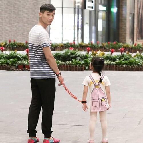Anti Lost Walking Baby Harness Rope Two-way Insurance Stickers Safety Wristband Parent-child Safety Protection Accessaries