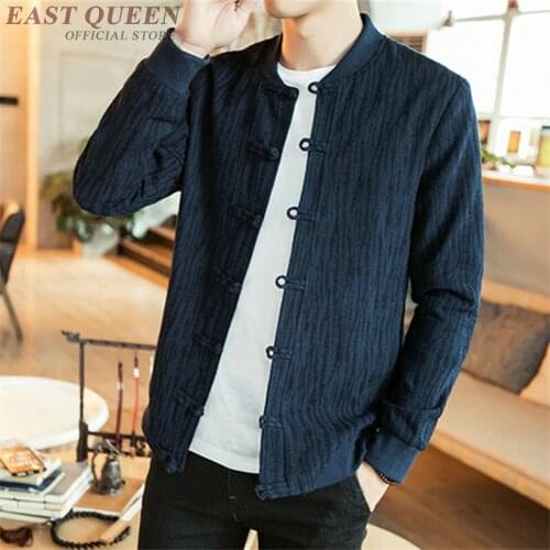 Traditional chinese clothing for men male bomber jacket coat men winter oriental streetwear Chinese men clothes 2018 KK2097