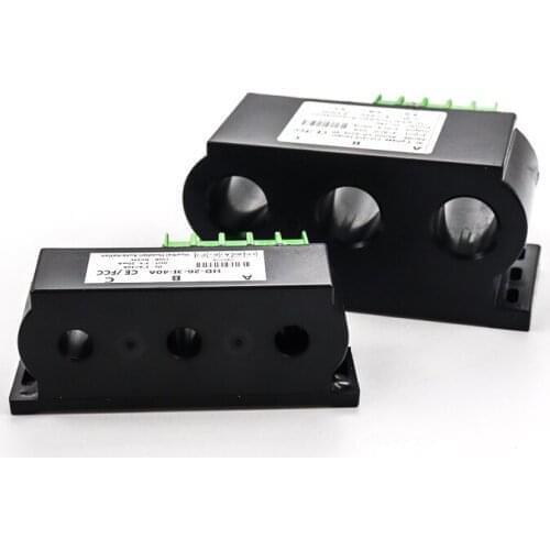 3 phase current transducer three phase current transmitter sensor 5A analog output 4-20mA/0-20mA/0-5V