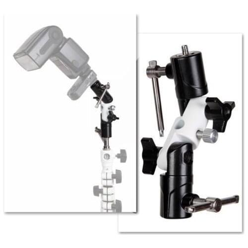 U shape Bracket Flash Umbrella Holder Mount for DLSR OM Flash Speedlite