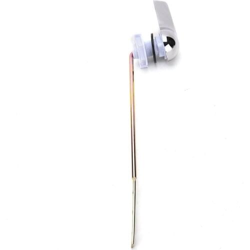 1Pcs Universal Toilet Tank Flush Lever Household Chrome Toilet Wrench Handle For Most Toilet