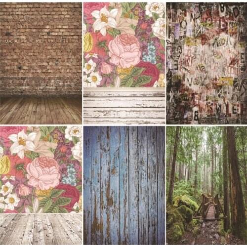 ZHISUXI Vinyl Custom Photography Backdrops Prop Wooden Planks Photography Background 20427-01