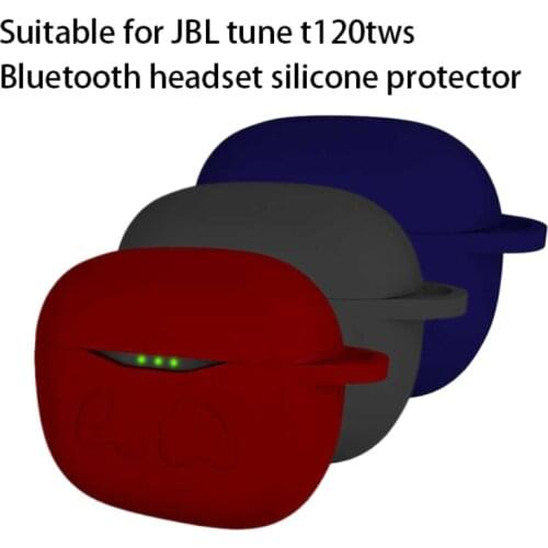 Storage Case Cover for JBL AirpodsSilicone Cover Case Shell For JBL Tune T120 TWS Wireless Earphones Silicone Case