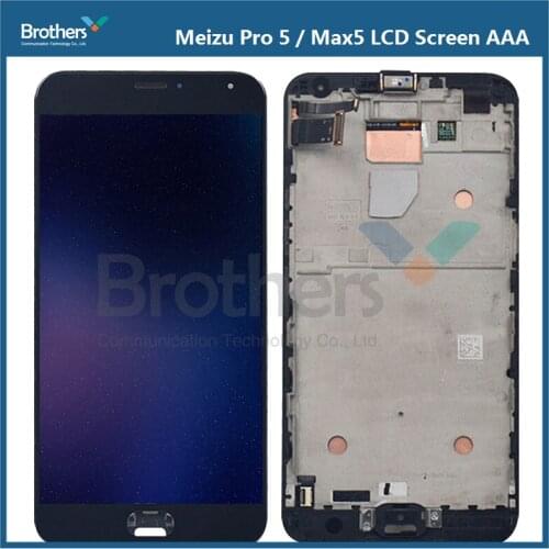LCD Screen for Meizu Pro5 LCD Display Touch Screen Digitizer with Frame for Meizu Pro5 LCD Assembly AAA Phone Replacement