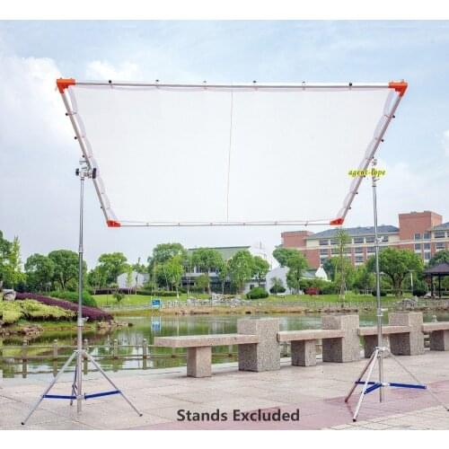 1.8x1.8m 6'x6' 6x6 Butterfly Frame Detachable Kit + diffusion White Silk