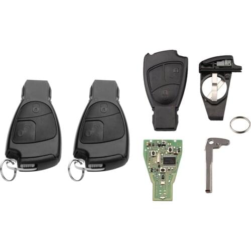 2 Buttons 433.9MHz Smart Remote Car Key Fob For Mercedes Benz C B E S Class CLS CLK SLK CL ML 7941 Chip Keyless Entry Key Shell