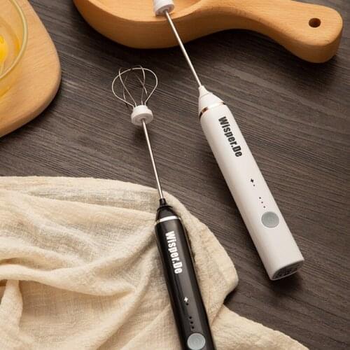 2021 New Electric Whisk USB Recharge Third Gear Adjustment Bubbler Kitchen Cake Baking Cooking Tools Egg Cream Sauce Stirrer