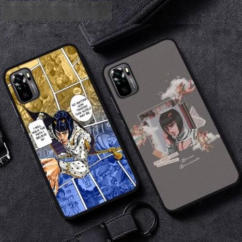 Jojos bizarre adventure Phone Case For Xiaomi redmi mi note 9 9a 8 8a 10 9 9s 8 8t 7 9t 10 pro max mobile bags coque cover