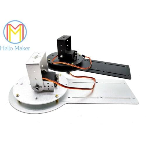 Black/Silver metal chassis,Aluminum Alloy base accessories/parts of robot arm,mechanical robotic hand,DIY robot