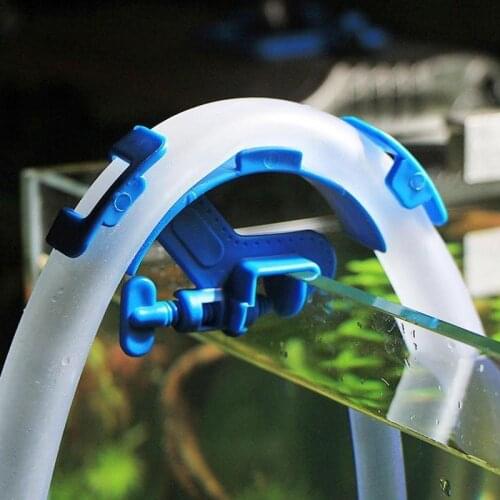 Aquarium Filtration Holder Water Pipe Filter for Mount Tube Fish Tank Firmly Hold Hose Water Pipe Fixing Clamp Aquarium Tool