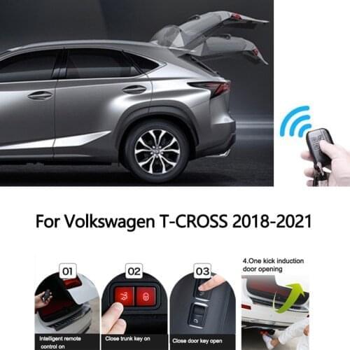 For Volkswagen T-CROSS 2018-2021 Electric Tailgate Modified Tailgate Car Modification Automatic Lifting Rear Door Electric Trunk