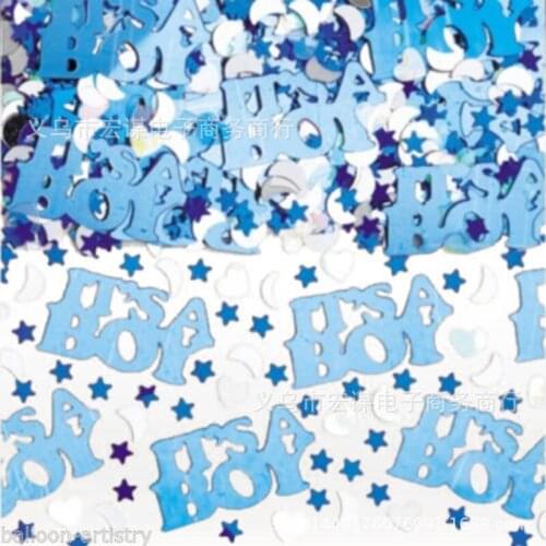 Its a boy/its a girl /15 grams Sequins PVC Flat for DIY Card Making Craft Color Collection