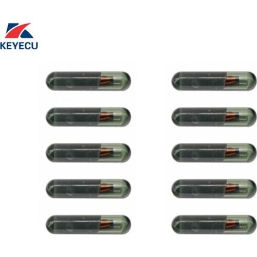 KEYECU Pack of 10, Blank ID13 Transponder Chip Glass (TP03)