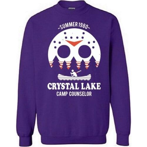 Classical Mens Sweatshirts Crystal Lake Camp Counselor hombre jersey youth male street sportwear men fitness pullover tops