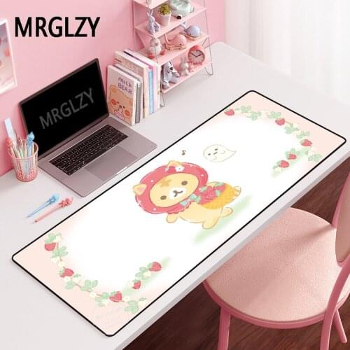 MRGLZY Anime Cute Kitty XXL Mouse Pad Drop Shipping Gamer DeskMat Large Computer Gaming Peripheral Accessories MousePad for LOL