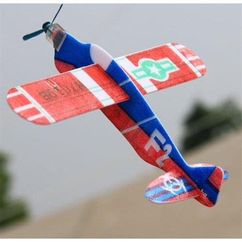 5 PCS /Lot DIY Hand Throw Flying Planes Toys Foam Aeroplane Model Fillers Flying Glider Plane The Childrens Play Toys