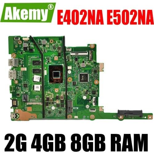 JIANSU Motherboard For ASUS E402NA E402N E502NA E502N E402NAS E502NAS Laotop Mainboard Motherboard w/ 2G 4GB 8GB RAM