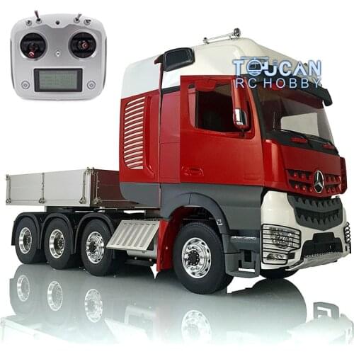 LESU 1/14 Metal Chassis Hercules Cab W/ Radio Rack Bucket Light for DIY Actros RC Tractor Truck THZH0866-SMT3