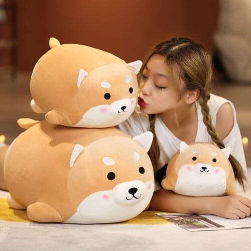 26-48cm Kawaii Big Ass Firewood Dog Kerky Plush Toys Stuffed Soft Cute Animals Pillow Doll For Girls Kids Birthday Gifts