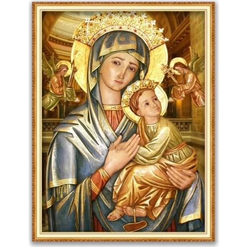 Region Icons DIY Cross Stitch Embroidery 11CT Kits Needlework Craft Set Printed Canvas Cotton Thread Home Decoration Design Room